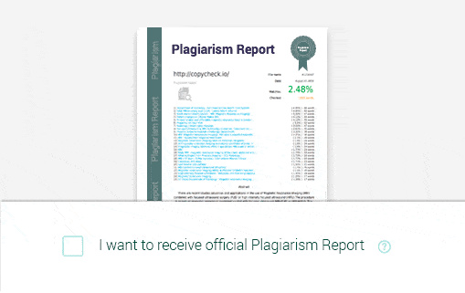Plagiarism Report